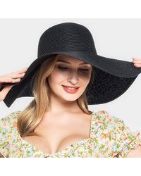 Fashnzfab - Fashion Solid Straw Sun Hat - Lyst