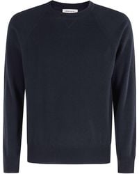 Kangra - Wool Long Sleeve Crew Neck Sweater - Lyst