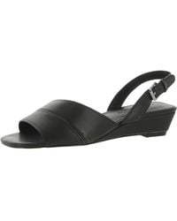 1.STATE - Nai Leather Open Toe Slingback Sandals - Lyst