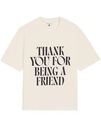 Ami Paris - Boxy Fit Short-Sleeve T-Shirt With Signature Print - Lyst