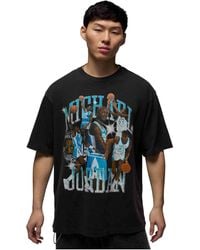 Nike - Flight Essentials Graphic T Shirt_Black/Dk Powder - Lyst