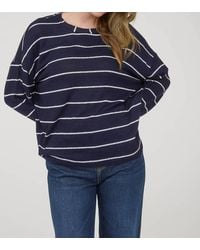 Blu Pepper - Stripe Long Sleeve Top - Lyst