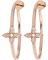 Louis Vuitton - Idylle Blossom Hoop Earrings - Lyst