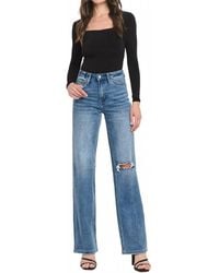 VERVET BY FLYING MONKEY - Leslie Super High Rise 90's Vintage Flare Jeans - Lyst