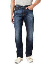 Buffalo David Bitton - Relaxed Faded Tapered Leg Jeans - Lyst