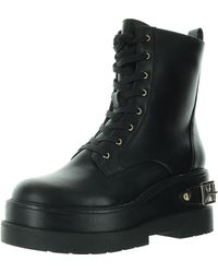 Jessica Simpson - Zipper Faux Leather Combat & Lace-Up Boots - Lyst