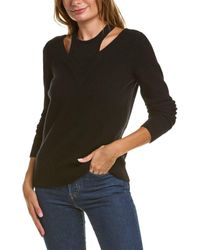 Michael Kors - Michael Kors Cashmere Layered Shaker V - Neck Sweater - Lyst