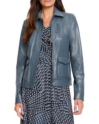 NIC+ZOE - Faux Leather Downtown Jacket - Lyst