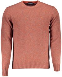 Harmont & Blaine - Elegant Crew Neck Sweater With Embroidery - Lyst