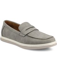 Vance Co. - Vance Brantley Casual Slip-On Perforated Penny Loafer - Lyst
