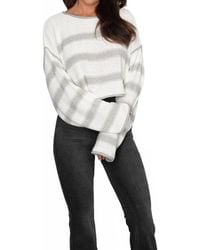 falcon park - Gracelynn Knit Top Stripe - Lyst