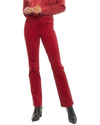 NYDJ Petite Marilyn Boysenberry Straight Jean - Red