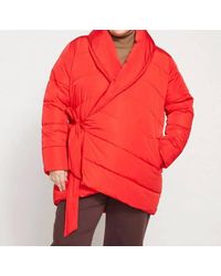 UNIVERSAL STANDARD - Kanda Puffer Wrap Coat - Lyst