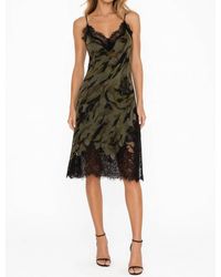 Gold Hawk - Silk Coco Slip Dress - Lyst