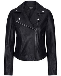 TruClothing - Leather Biker Jacket - Lyst