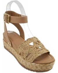 Ccocci - Raffia Quarts Platform Sandals - Lyst