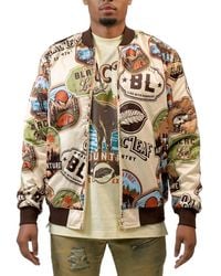 Black Leaf - Hunting Club Reversible Bomber Jacket - Lyst