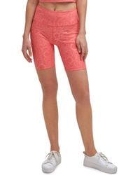 Calvin Klein - Performance Printed High-Waist Bike Shorts - Lyst