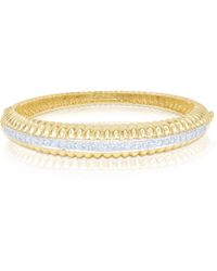 Diana M. Jewels - 18 Kt Yellow Gold Bangle Bracelet - Lyst
