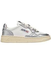 Autry - Medalist Low Bicolor Leather Sneakers, Brand Size 37 Us - Lyst