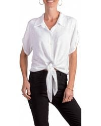Gigi Moda - Nerina Short Sleeve Button Down Shirt - Lyst