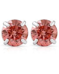 Pompeii3 - 1/2ct Pink Lab Grown Diamond Screw Back Studs Earrings - Lyst
