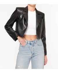 Cami NYC - Ash Cropped Vegan Leather Jacket - Lyst