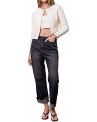 Moon River - Long Sleeve Cardigan Top - Lyst