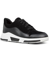 Fitflop - Freya Suede Sneaker - Lyst