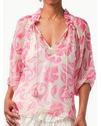 Calypso St. Barth - Harper Three-Quarter Sleeves Top - Lyst