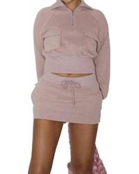 Bailey Rose - Mini Skirt And Sweatshirt Set - Lyst