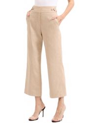 Veronica Beard - Aubrie Linen Pant - Lyst