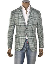 Sartorio Napoli - Glen Check Plaid Wool-Silk Sport Jacket - Lyst