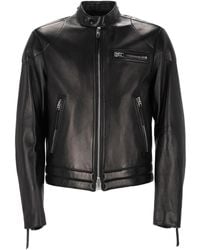 Tom Ford - Nappa Leather Biker Jacket - Lyst