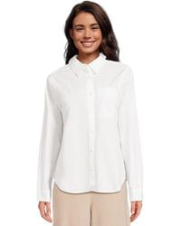 L.L. Bean - L. L.Bean Essential Shirt Cotton Poplin Long Sleeve Gbo - Lyst