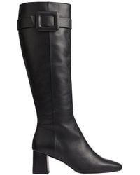 LK Bennett - L. K.Bennett Carlotta Leather Knee Boot - Lyst