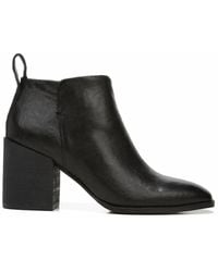 Vionic - Lyssa Distressed Leather Ankle Boot - Lyst