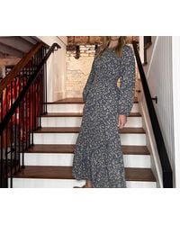 Jodifil - Smocked Waist Midi Dress - Lyst
