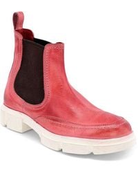 Bed Stu Randi Leather Boot - Red