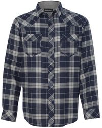 Burnside - Yarn-Dyed Long Sleeve Flannel Shirt - Lyst