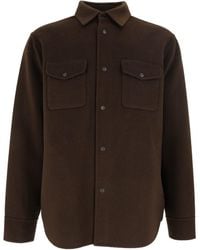 Aspesi - Wool Flap-Pocket Shirt Jacket - Lyst