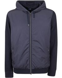 Herno - Giacca Felpa Imbottita Combinata - Lyst