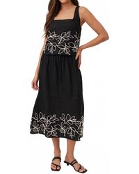 Bella Dahl - Square Neck Ladder Trim Top - Lyst