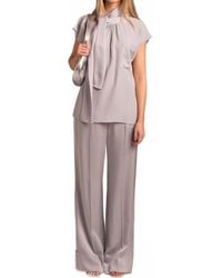 Beatrice B. - Flowy Trouser Pant With Seam - Lyst
