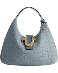 True Religion - Quilted Horseshoe Large Denim Hobo - Lyst