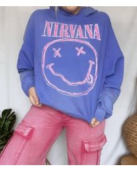 Daydreamer - Nirvana Smiley Oversized Hoodie - Lyst