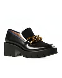 All Black - Chunk Links Lady lugg Loafer - Lyst