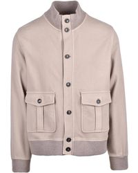 Circolo 1901 - High Neck Virgin Wool Jacket - Lyst
