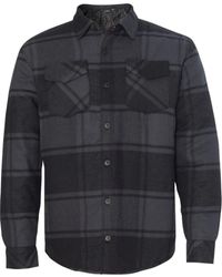 Burnside - Quilted Flannel Jacket - Lyst