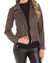 FRANK LYMAN - Sparkle Moto Jacket - Lyst
